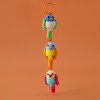 Ornement suspendu en crochet fait main, styles variés, couronne, pendentif oiseau porte-monnaie fraise, à usage décoratif uniquement, pas un jouet
