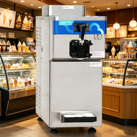 Máquina Profesional de Yogur Congelado Z20V, Máquina Comercial de Helado Suave con Bomba de Presión y Sistema de Frescura Nocturna