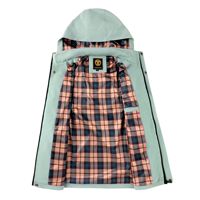 Veste d'hiver pour femmes de haute qualité, personnalisée, longue, en coton, pour les sports de plein air, chaude, respirante, à capuche, imperméable, coupe-vent, bomber