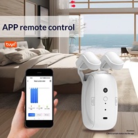 Motor Inteligente para Cortinas WiFi Tuya, Robot Automático para Abrir Cortinas, Control Remoto por Aplicación, Configuración de Temporizador, Sensor de Temperatura y Luz