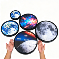 Nouveaux articles en stock d'usine, enseignes LED rondes de 25 mm, 32 mm, 40 mm, 60 mm, enseignes numériques pour magasins de cosmétiques, signalisation LED publicitaire, mini écran LED