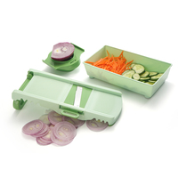 Multifunctionele plastic mandoline snijmachine fruit aardappel schiller wortelrasp keukenaccessoires groentesnijder milieuvriendelijk