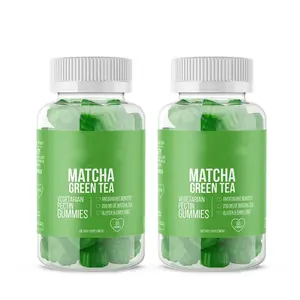 Metabolisme penguat penurunan berat badan pembakar lemak Matcha ekstrak teh hijau Gummies vitamin C