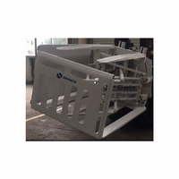 Pièces jointes de chariot élévateur de vente chaude Inverta Push Pallet Turnover Clamp avec poussoir pneu pince chariot élévateur accessoires coincés pour Tran
