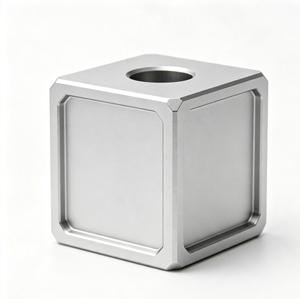 Customized CNC Machined Aluminum Cylinder With Triangular End And Internal Thread <b>Tooling</b> Service - Product Image 4