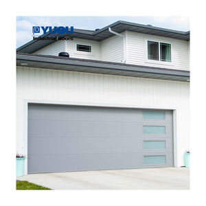 Double porte industrielle sectionnelle en acier nord-américaine <span class=keywords><strong>de</strong></span> <span class=keywords><strong>garage</strong></span> <span class=keywords><strong>de</strong></span> deux voitures et portes piétonnières - Product Image 5