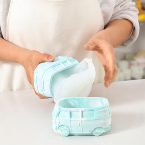 Moldes de silicona flexibles Boowan Nicole <span class=keywords><strong>Kombi</strong></span> para macetas de autobús/<span class=keywords><strong>camper</strong></span>, decoración de jardín de cemento, motocicleta italiana vintage, Jesmonite - Product Image 4