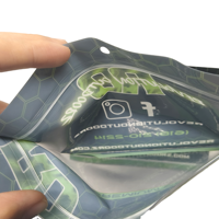 Sac à fermeture éclair pour appâts de poisson avec logo personnalisé Pochette en plastique thermoscellée pour leurres de pêche Emballage imprimé personnalisé