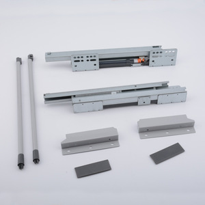 Cajón de Cocina Metálico Delgado <span class=keywords><strong>Innotech</strong></span>, Cajón con Rieles Deslizantes, Ajuste 2D, Cierre Suave, Cajón de Doble Pared - Product Image 3