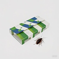 Piège à colle anti-punaises de lit écologique en papier, planche collante sûre et portable pour l'intérieur, dispositif personnalisable de lutte antiparasitaire pour la capture d'insectes