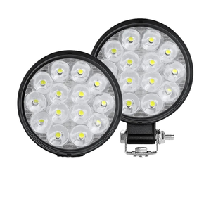 Nouveau phare antibrouillard avant LED rond 42W 14 LED blanc naturel 12V pour camion, SUV, tracteur, tout-terrain, haute luminosité - Product Image 1