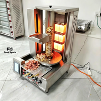 Offre Spéciale : Robot de découpe automatique de viande pour shawarma et kebab, rotatif, 4 brûleurs
