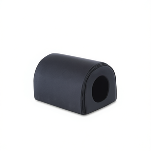 Casa para gatos, muebles cómodos para mascotas, para amigos felinos, semicírculo de lana para interiores, para todas las estaciones, sin montaje - Product Image 1