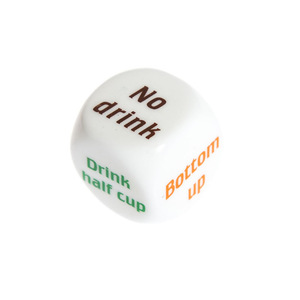 Dés de jeu RPG personnalisés et gravés D6, 25 mm, en acrylique blanc, pour fêtes et jeux de société, fabricants de dés personnalisés en plastique - Product Image 6