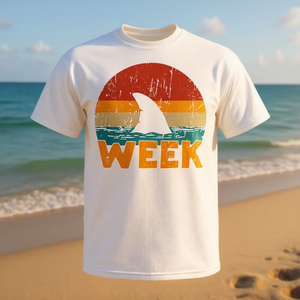 T-shirt Shark Vintage Ocean Wildlife Week pour l'été - Product Image 1