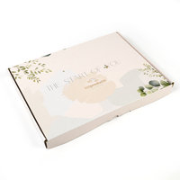Caja de Cartón Corrugado Reciclable con Certificación FSC, Caja de Envío para Correo Aéreo, Caja de Compras de Papel con Corte Personalizado E-Flute