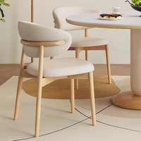 Ensemble de meubles de salle à manger extensible et pliable de style nordique moderne, table ronde aspect marbre avec base sur piédestal, 4 chaises avec structure en bois