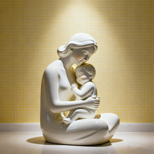 W066 Sculpture Humaine Géométrique Personnalisée Art Déco Écologique Moderne Abstrait Décoration de Sol pour Espaces Commerciaux et Résidentiels Ramadan - Product Image 6