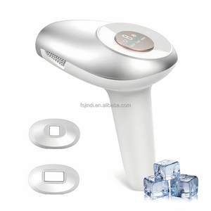 Depiladora Láser IGBT Mejorada con Enfriamiento de Hielo para Mujeres y Hombres, Dispositivo de <span class=keywords><strong>Depilación</strong></span> IPL de 999,999 Pulsos y 5 Niveles Ajustables - Product Image 1