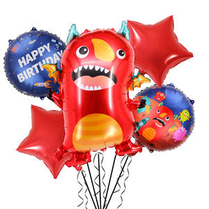 Nouveau modèle sur le thème du virus extraterrestre popularité ballon ensemble virus en forme de film en aluminium ballons jouets de dessin animé pour enfants - Product Image 6