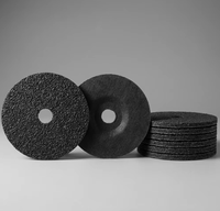 Disque à fibres 5 pouces 125 mm à trous ronds pour le débavurage de métaux lourds