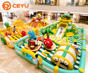 Château gonflable commercial Ceyu, trampoline, piscine à balles, toboggan, équipement de terrain de jeux pour enfants, parc d'attractions - Product Image 1