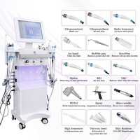 Appareil de beauté hydro-facial OEM 15 en 1, équipement de soin de la peau, machine de nettoyage du visage, nettoyage en profondeur, élimination des points noirs
