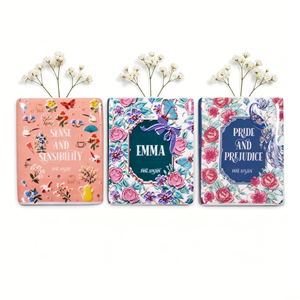 Mini imanes para nevera con forma de libro, 3 pegatinas magnéticas con diseño de novelas clásicas literarias, imanes decorativos para refrigerador - Product Image 4