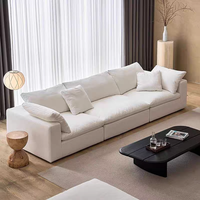 Canapé de luxe italien Kixoon Cloud en tissu Villa moderne Décoration de salon Canapé d'angle design