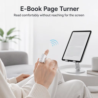 Télécommande Anneau BT5.3 en Gros pour TikTok, Défileur d'Articles, Retourneur de Pages E-book, Déclencheur d'Appareil Photo, Contrôleur de Musique pour iPhone, Android et Tablette