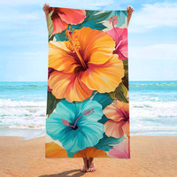 Wholesale Magnetic Microfiber Beach Towel Quick Dry Sand Free Anti Slip Windproof Custom Printed Beach Towel Manufacturer