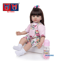 Poupée de bébé en Silicone souple de Simulation de 56 Cm de haute qualité, poupée de renaissance, jouets pour filles, vente en gros