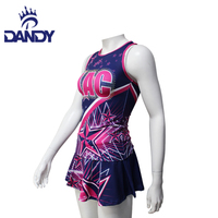 Nouveau style imprimé Cheerleading Practice Wear Logo sublimé Styles personnalisés Débardeurs et shorts de danse d'exercice