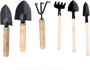 Ensemble de 3 outils de jardinage miniatures, kit d'outils de transplantation miniature, outils cadeaux pour les amateurs de jardinage et de bonsaï - Product Image 1