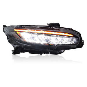 Adatto per 16-21 Honda 10 ° gruppo faro civico modificato luci di marcia diurna a <span class=keywords><strong>LED</strong></span> e indicatori di direzione fluenti - Product Image 4