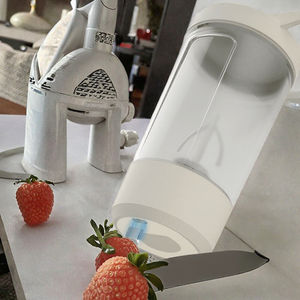 Blender Portabel Isi Ulang USB Tombol Tekan Rendah Kebisingan Cangkang Plastik 2 Bilah 2.2W Multifungsi Kapasitas 400ml - Product Image 3