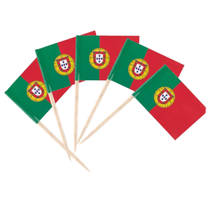 WINHON YS071 Disposable Stocked <b>Wood</b> 3.5x2.5cm Toothpick Flags Small Mini <b>Stick</b>-Cupcake Toppers 6.5cm - Product Image 1