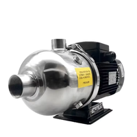 Pompa Air sentrifugal CHL2-50 CHL Horizontal baja tahan karat multitahap dengan garansi 1 tahun Model CNP