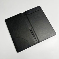 Porte-documents en PU de haute qualité personnalisé, porte-documents de caisse, porte-menu en cuir PU, porte-documents A4
