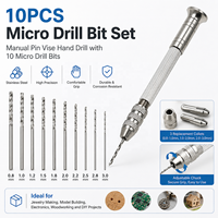 Lot de 10 mini-forets HSS en acier allié de 5 mm pour le travail du bois DIY avec design torsadé