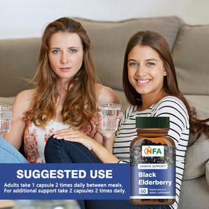 Cápsulas de saúco negras de personalización privada con suplemento de salud, cápsulas para mejorar la función del sistema inmunológico - Product Image 5