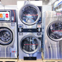 Séchoir à linge professionnel commercial à monnayeur pour laveries automatiques et hôtels