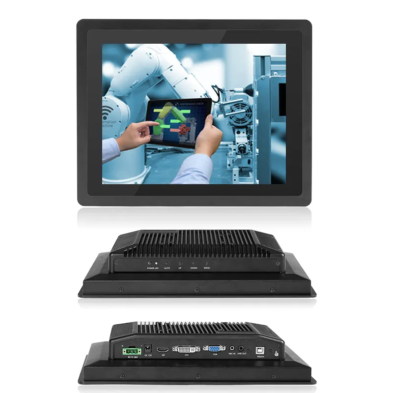 Industrial Lcd Monitor With 15 Inch Industrial Touch Screen Monitor