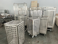 Chariot de nourriture en alliage d'aluminium 20 30 étages chariot d'assiettes et plateaux pour saucisses et viandes