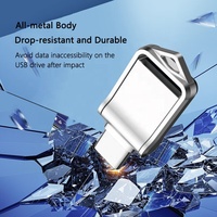 Clé USB C haute vitesse à double interface 64 Go 32 Go Type C Clé USB 128 Go 2 Go 4 Go 8 Go 16 Go Clé USB C pour Smartphone