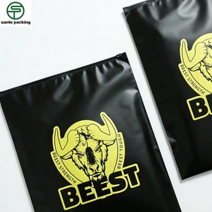 Reusable Plastic GRS Frosted Black CPE Ziplock Garment T-shirt <b>Packing</b> <b>Bags</b> - Product Image 6