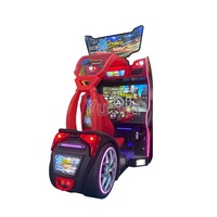 Console de jeu de course de simulation d'arcade à pièces LCD de 42 pouces d'intérieur Parfait pour les centres de divertissement à domicile
