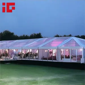 Carpas marquesina industrial de tamaños personalizados de buena calidad Carpas para bodas Carpa de pvc transparente precio al aire libre