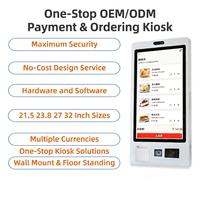 Kiosco de Pago de Autoservicio Montado en la Pared con Pantalla Táctil, SDK API, Escáner de Código QR, Impresión de Recibos