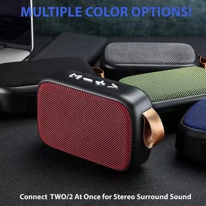 Haut-parleur portable en tissu avec logo personnalisé, mini subwoofer sans fil, mini haut-parleur en tissu, prend en charge TF, FM, USB, DISK, haut-parleur musical - Product Image 2